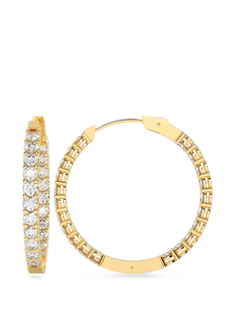 Diamond Essentials lab-grown diamond hoop earrings - Oro