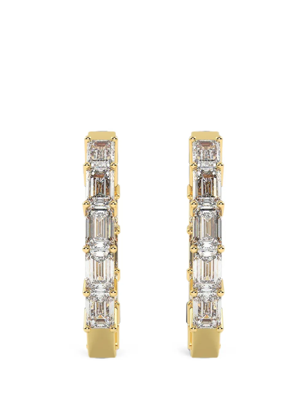 Diamond Essentials diamond hoop earrings - Oro