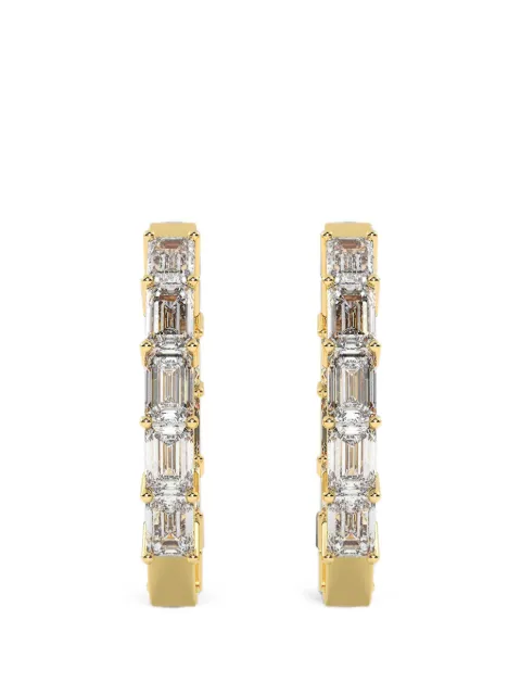 Diamond Essentials diamond hoop earrings