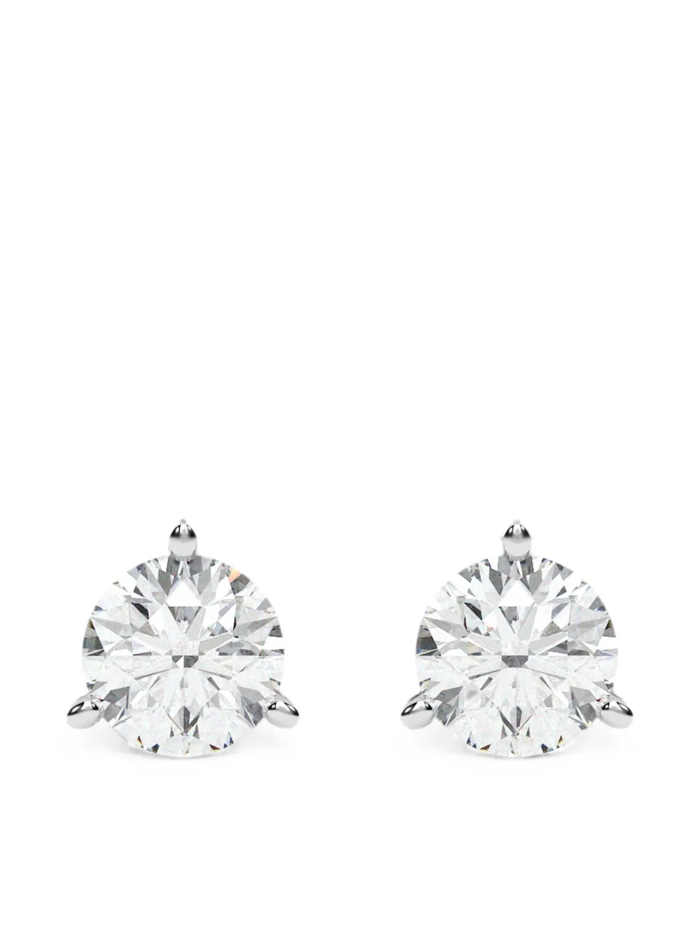 Diamond Essentials lab-grown diamond stud earrings - Argento