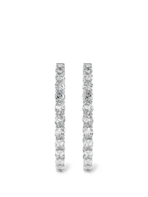 Diamond Essentials arracadas Lucida con diamantes de laboratorio