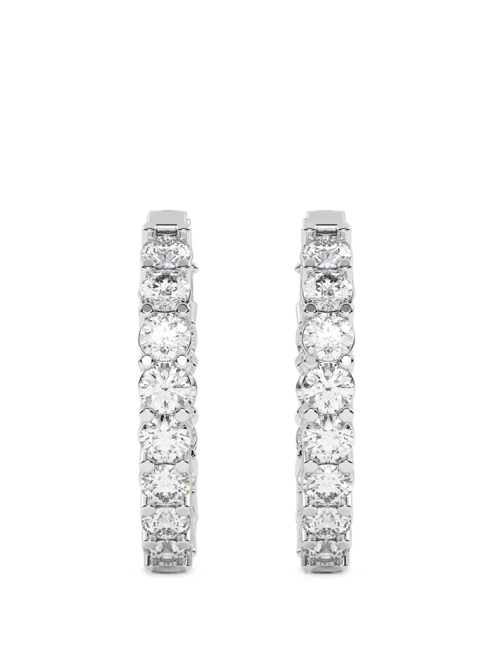 Diamond Essentials laboratory-grown diamond earrings - Argento