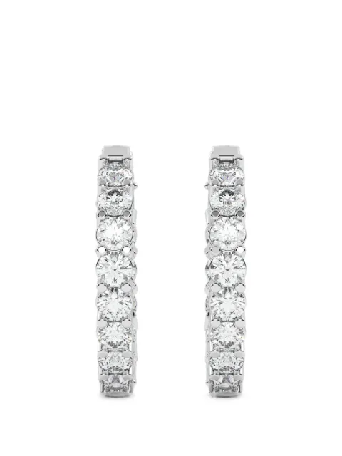 Diamond Essentials aretes con diamante de laboratorio 