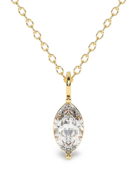 Diamond Essentials collar con diamante de corte marquesa