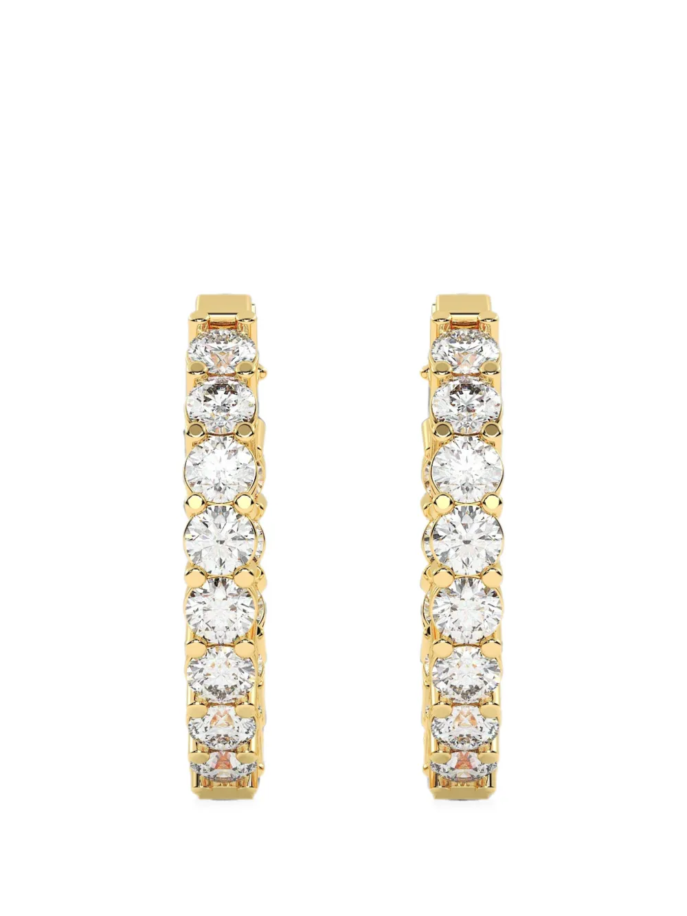 Diamond Essentials diamond hoop earrings - Oro