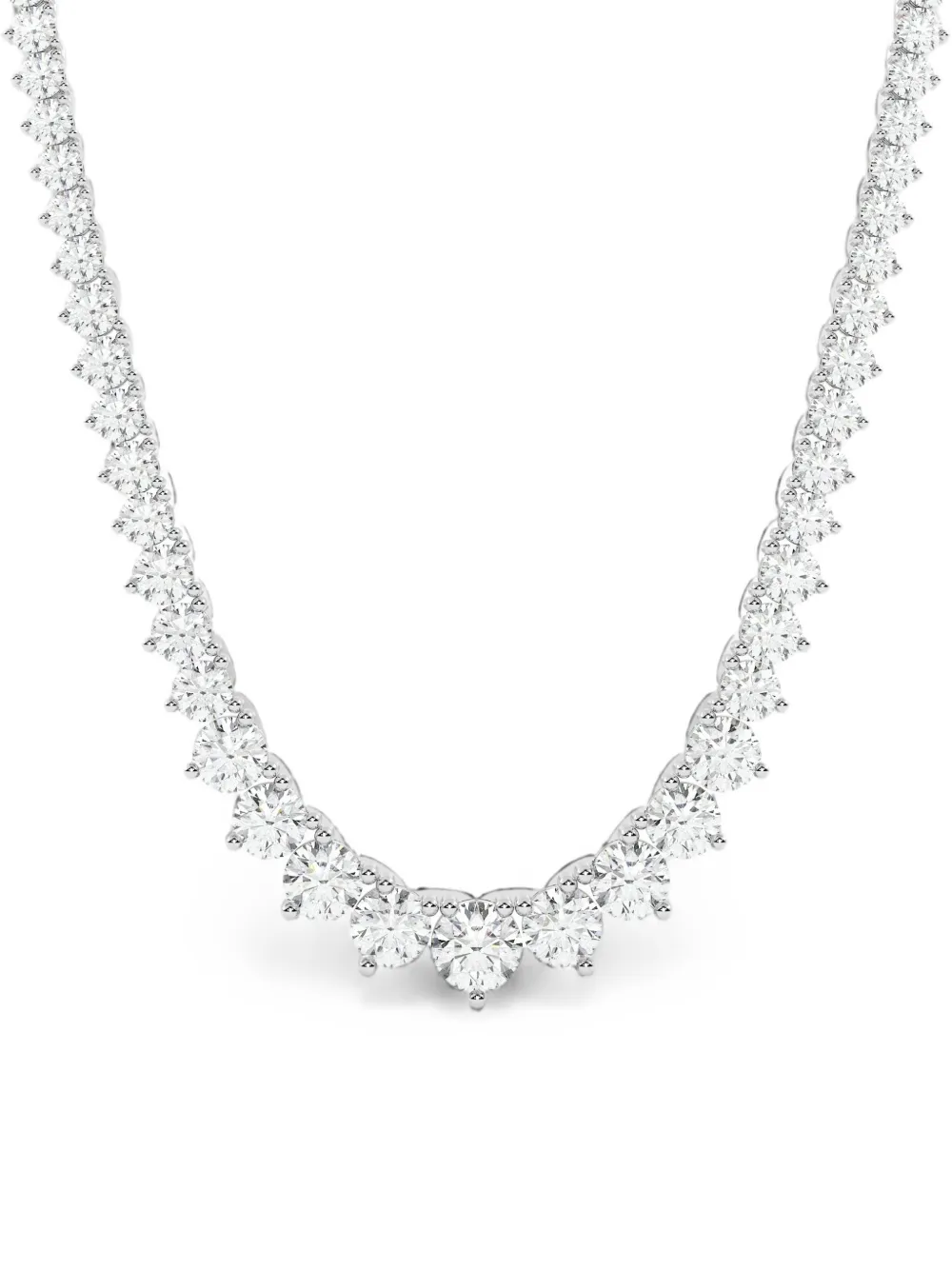 Diamond Essentials laboratory-grown diamond necklace - Argento