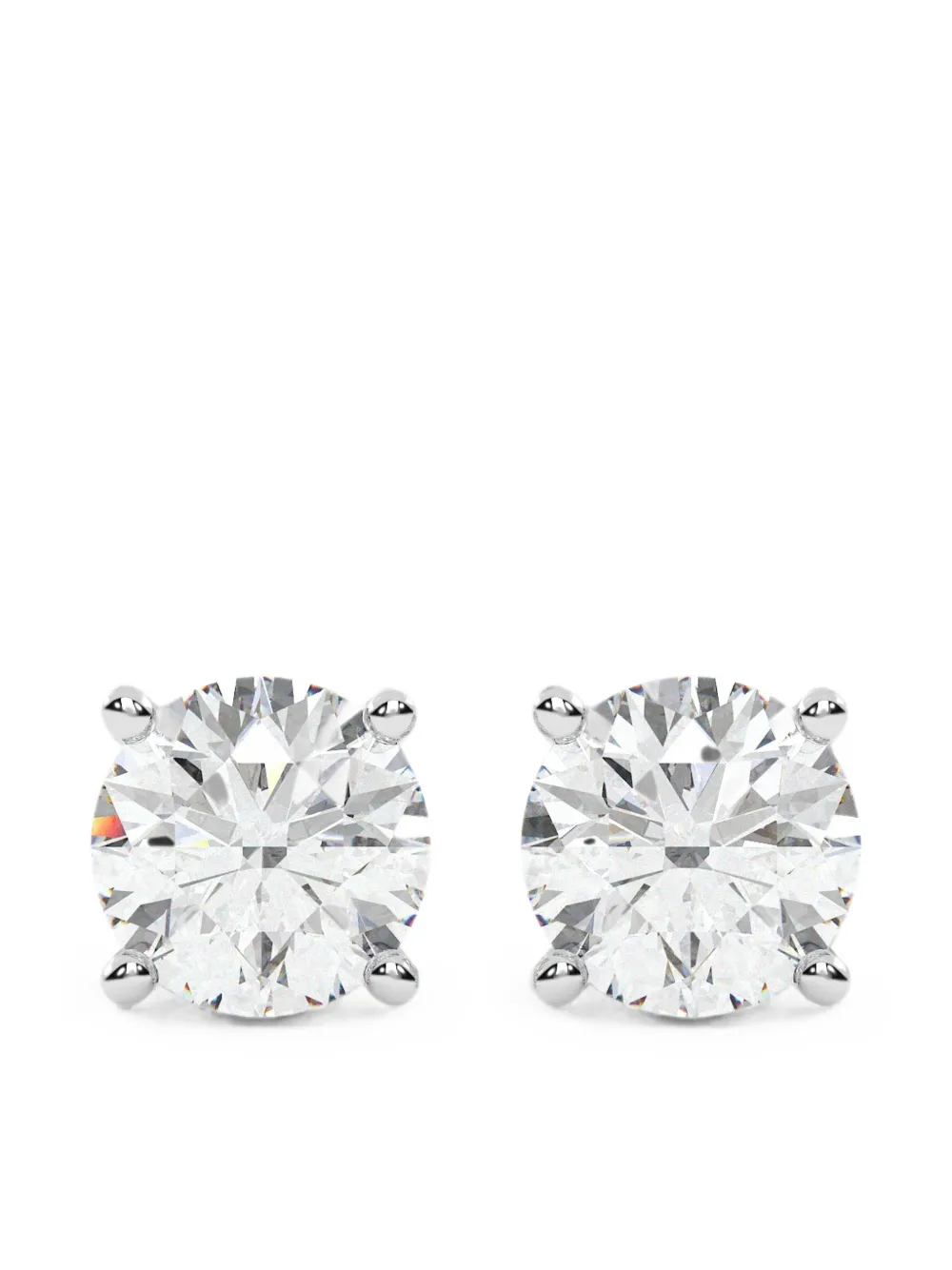 Diamond Essentials diamond stud earrings - Argento