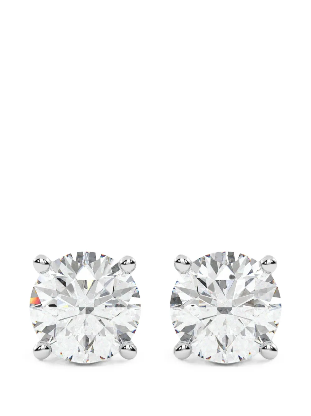 Diamond Essentials diamond stud earrings - Argento
