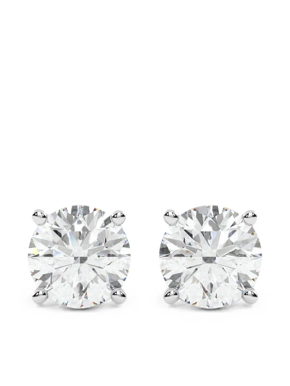 Diamond Essentials diamond solitaire earrings - Argento