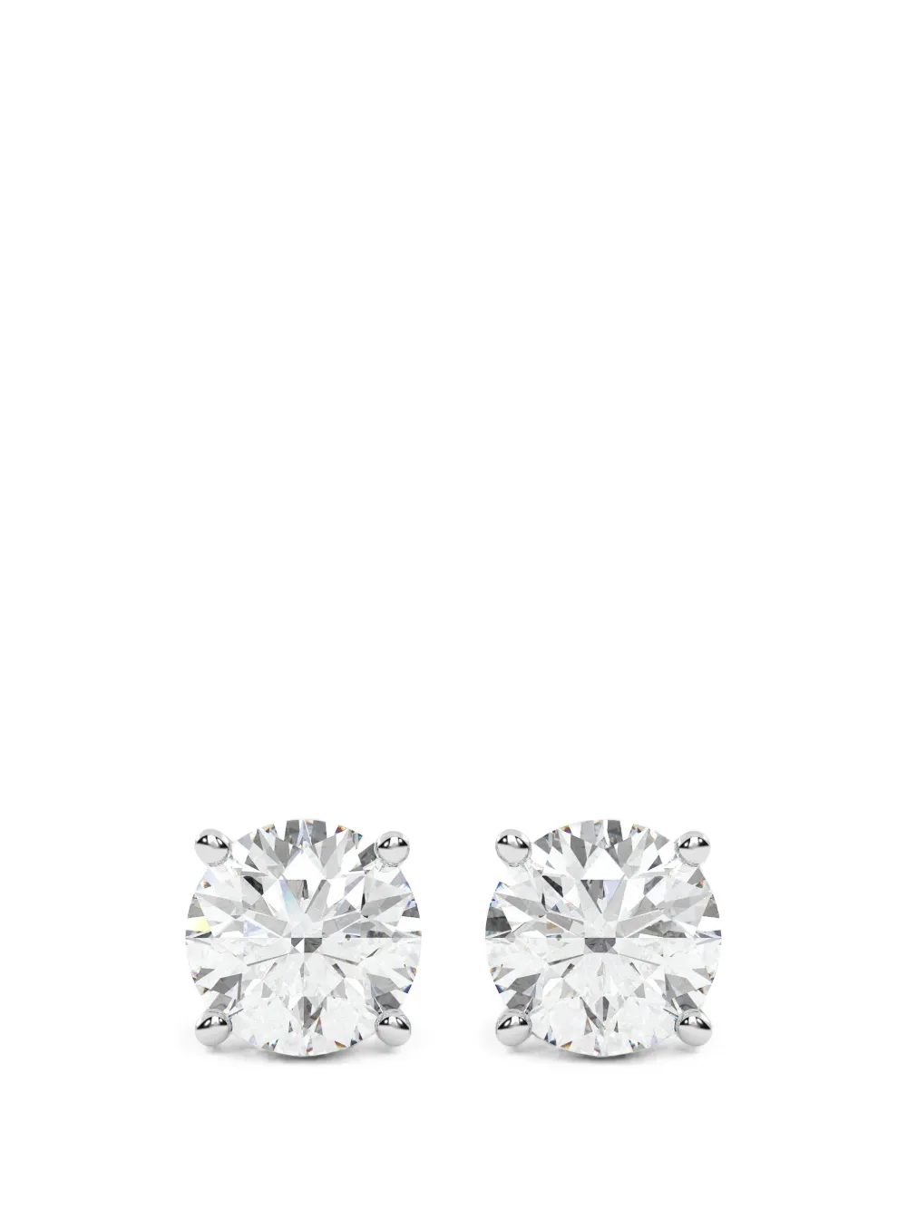 Diamond Essentials diamond solitaire earrings - Argento