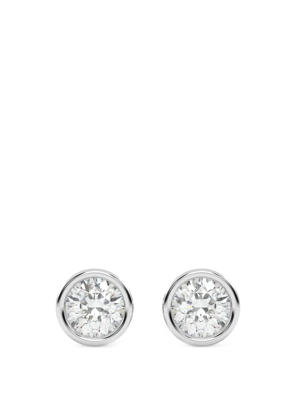 Diamond Essentials diamond studs earrings - Argento