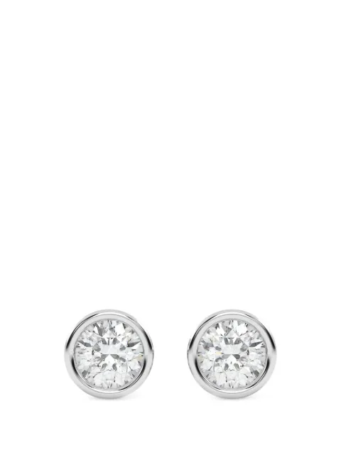 Diamond Essentials aretes con apliques de diamantes