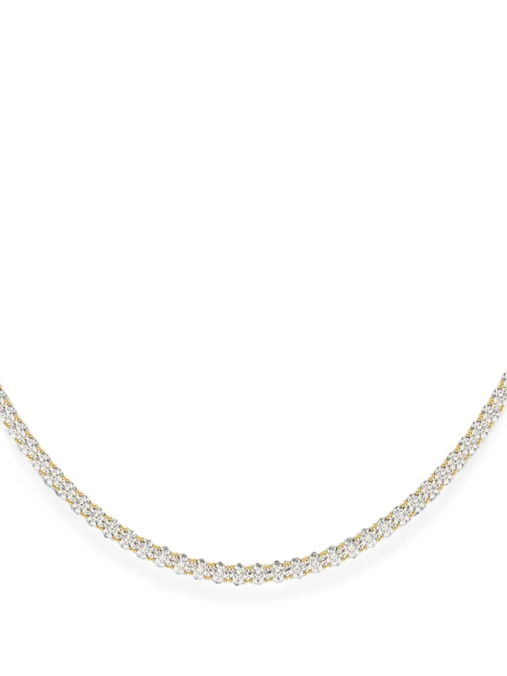 Diamond Essentials laboratory-grown diamond tennis necklace - Gold