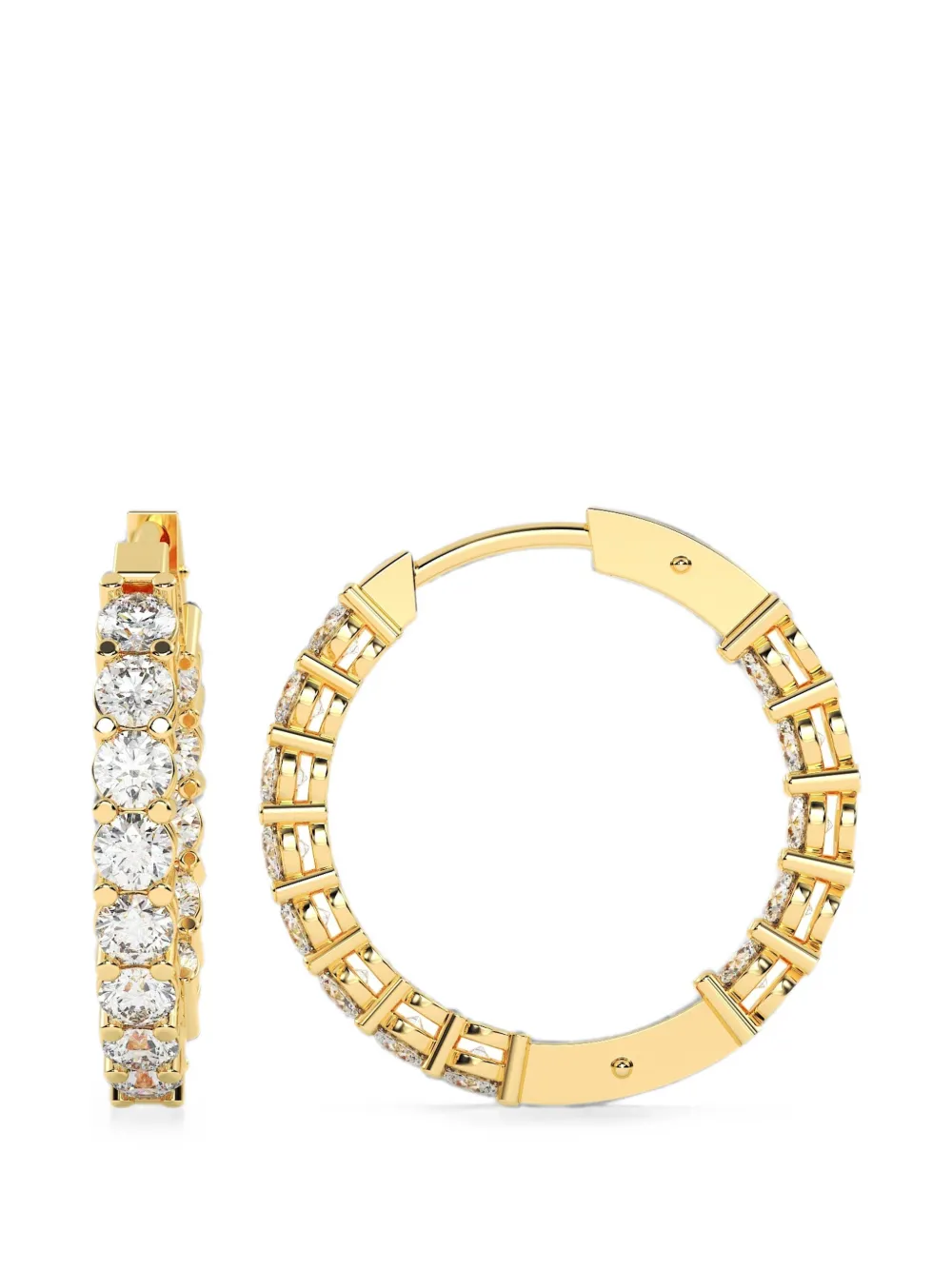 Diamond Essentials diamond hoop earrings - Oro
