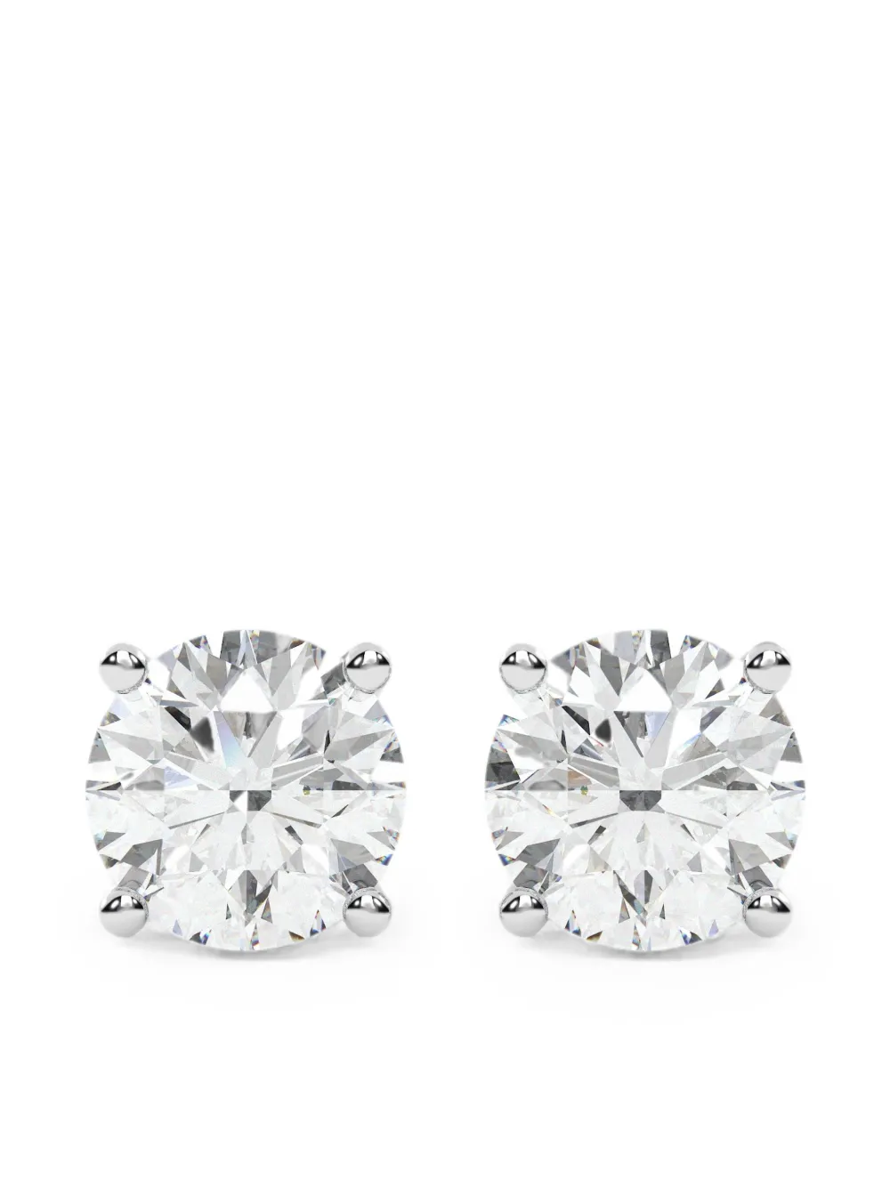Diamond Essentials diamond solitaire earrings - Argento