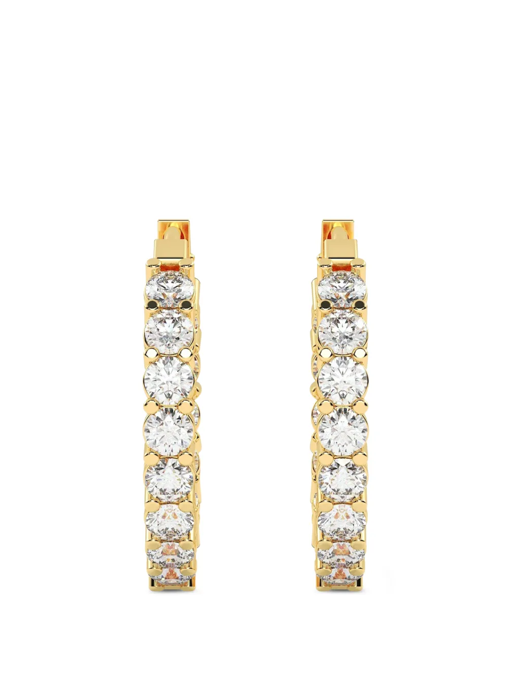 Diamond Essentials diamond hoop earrings - Oro