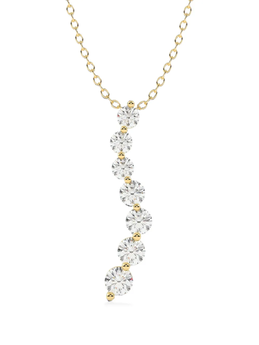 Diamond Essentials Journey diamond pendant necklace - Oro
