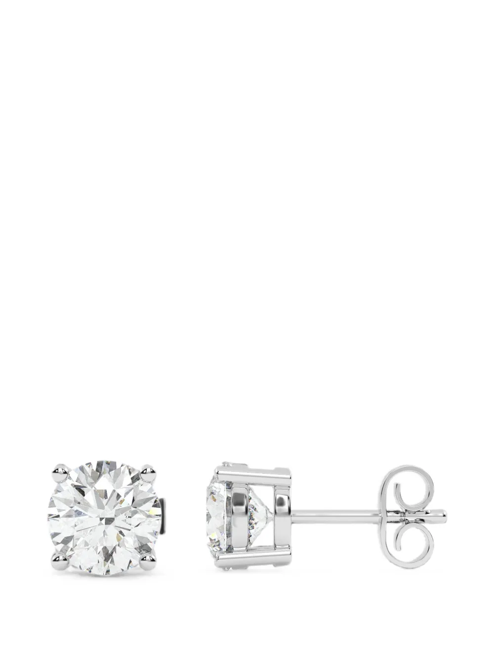Diamond Essentials diamond stud earrings - Argento