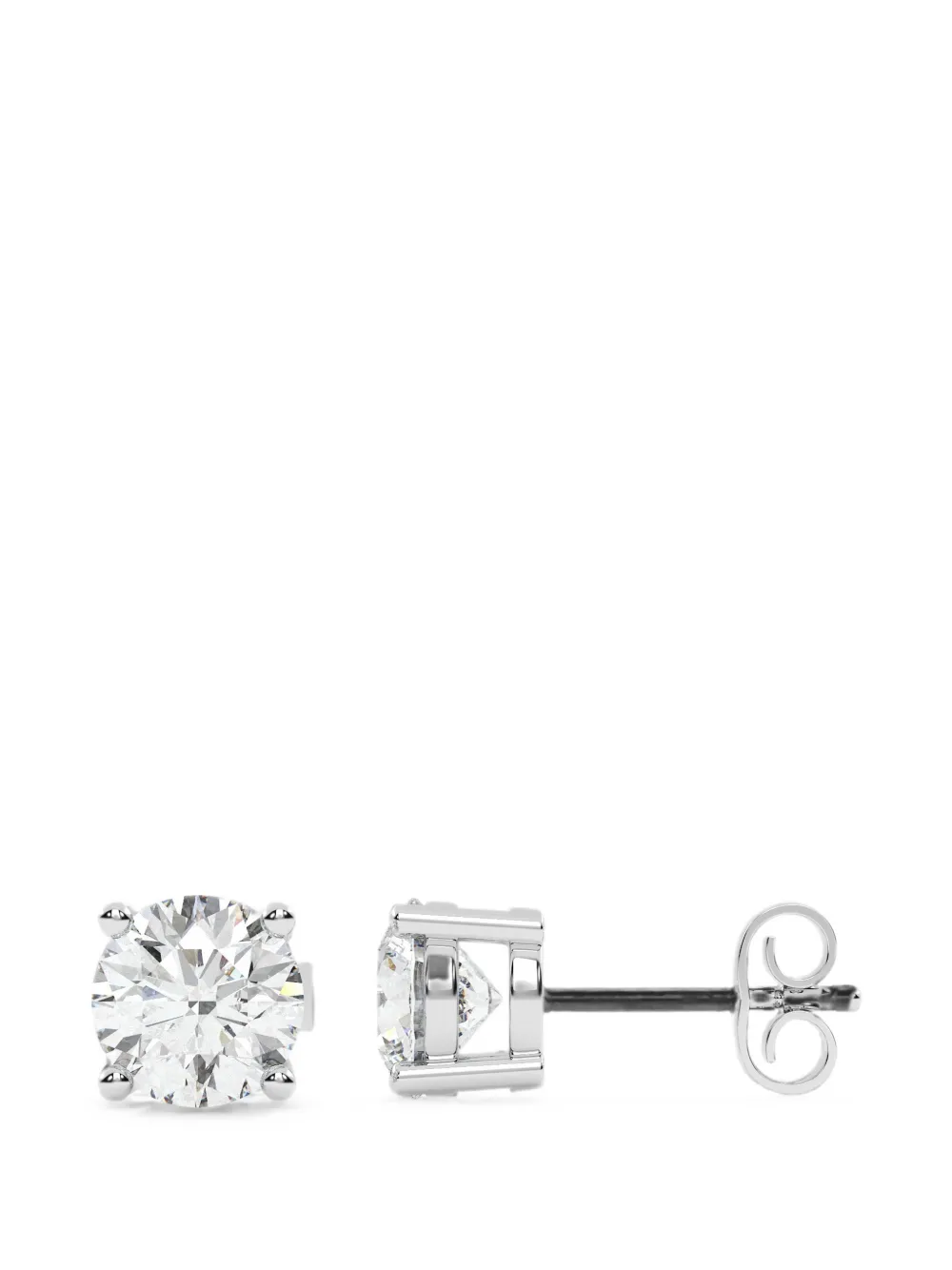 Diamond Essentials diamond solitaire earrings - Argento