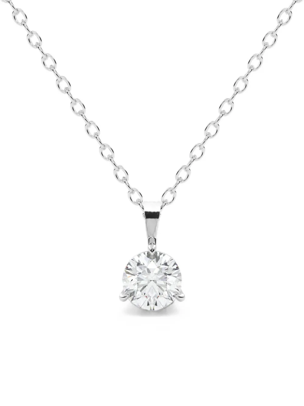 Diamond Essentials diamond pendant necklace - Argento