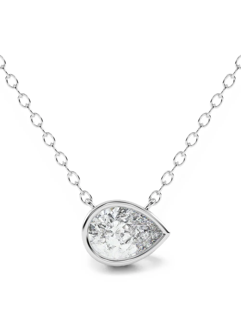 Diamond Essentials diamond pendant necklace - Silber