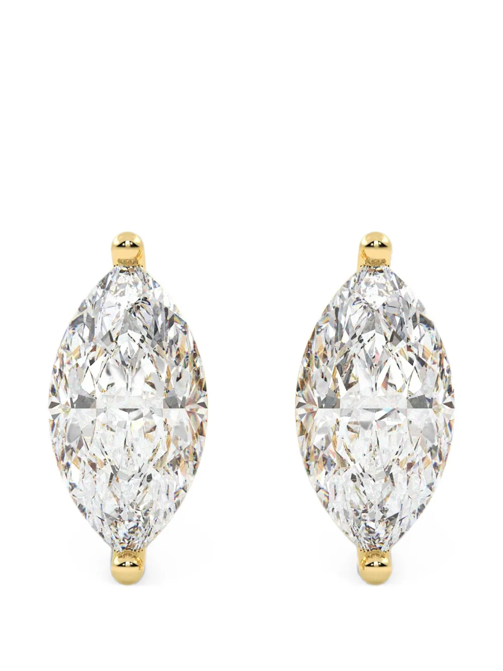 Diamond Essentials diamond solitaire stud earrings - Oro