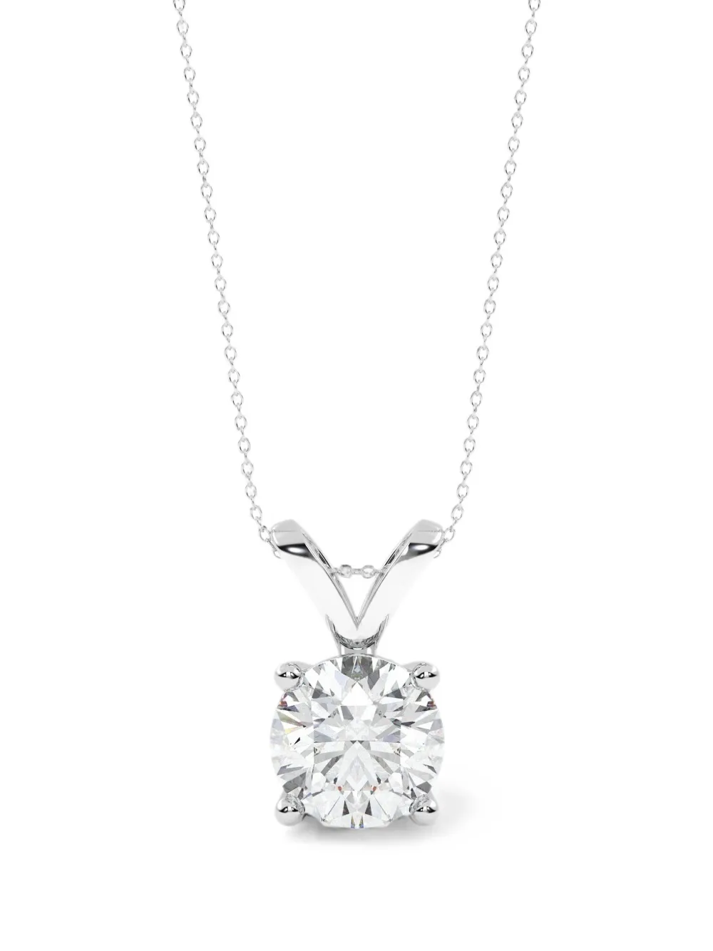 Diamond Essentials diamond pendant necklace - Argento