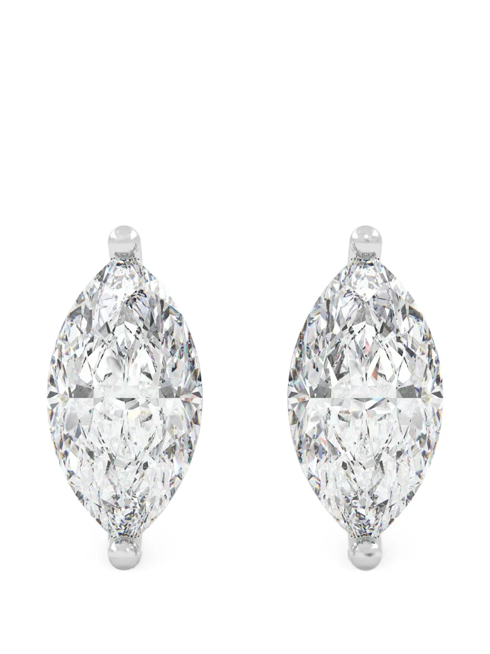 Diamond Essentials marquise-cut diamond earrings - Argento