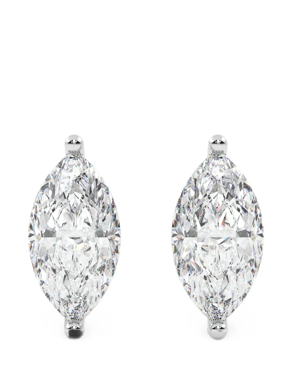 Diamond Essentials marquise-diamond earrings - Argento
