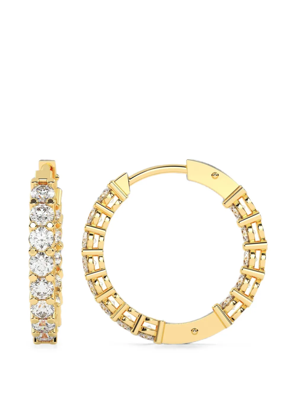 Diamond Essentials diamond hoop earrings - Oro