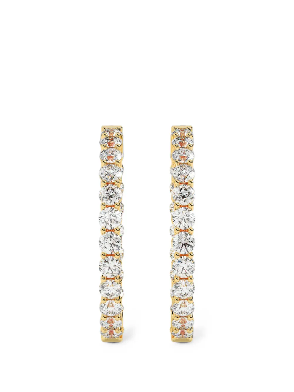 Diamond Essentials Lucida diamonds hoop earrings - Oro