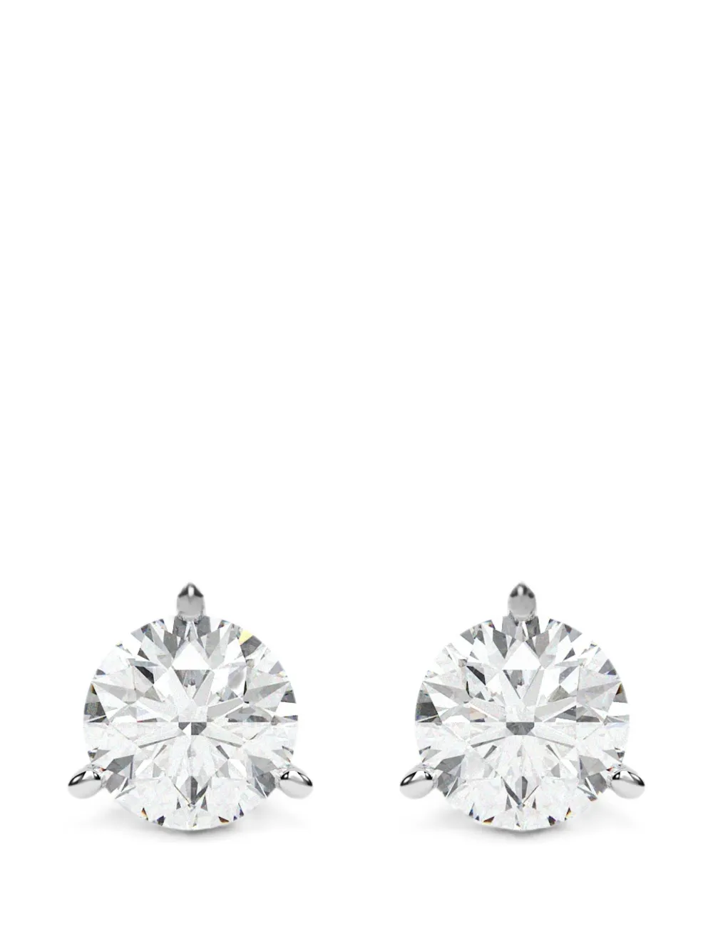Diamond Essentials diamond stud earrings - Argento