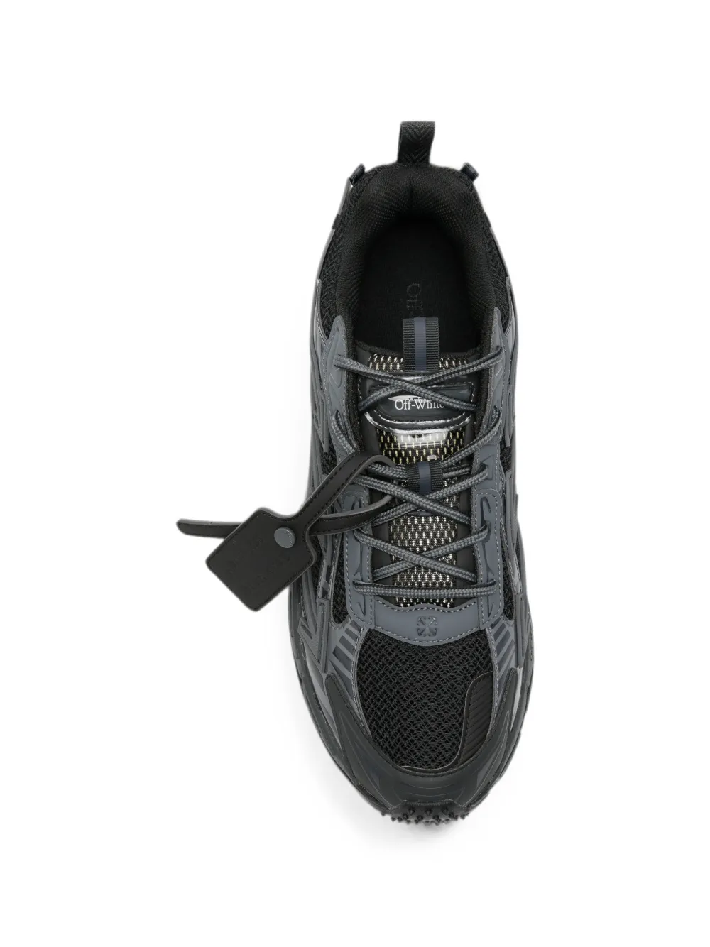 Off-White Be Right Back panelled sneakers Zwart