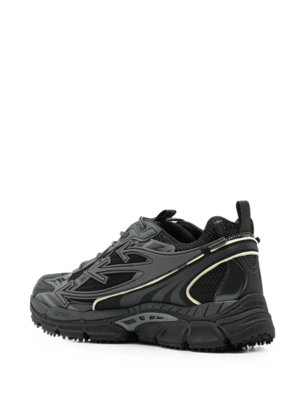 Off-White Be Right Back panelled sneakers Zwart