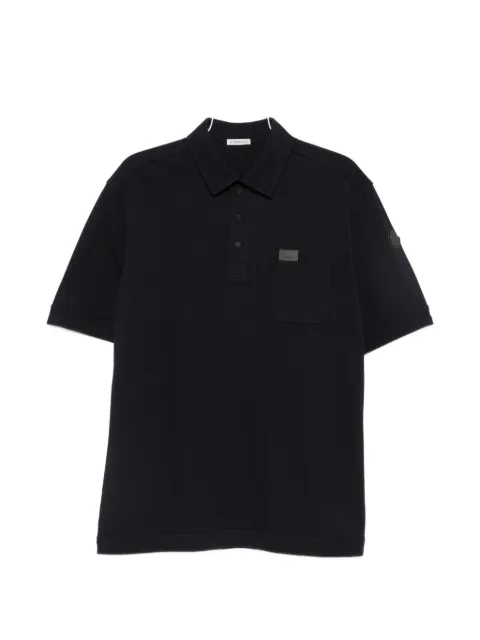 Moncler logo-patch chest-pocket polo shirt