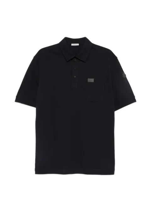 Moncler logo-patch chest-pocket polo shirt