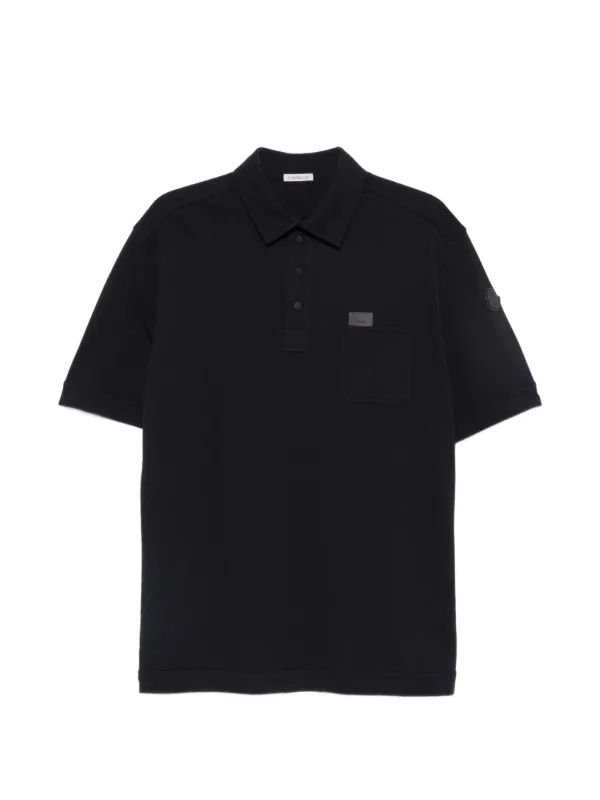 Moncler チェストポケット ポロシャツ | ブルー | FARFETCH JP