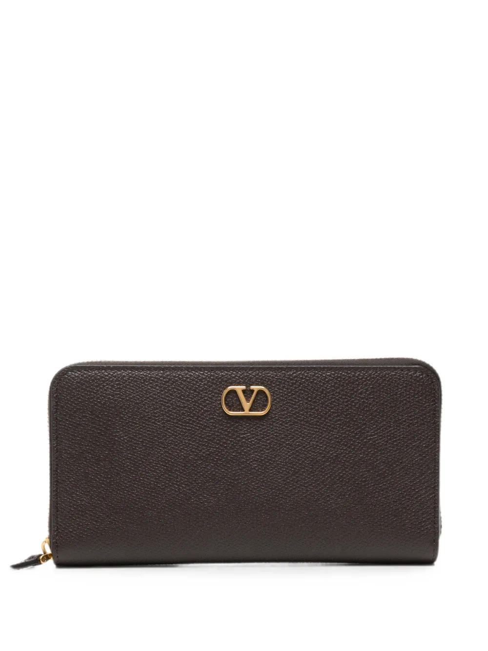 Valentino Garavani VLogo Signature leather wallet - Marrone