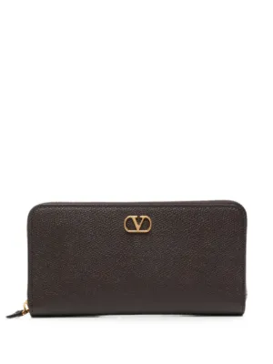 Prada Large Saffiano Leather Zip Wallet | Black | FARFETCH
