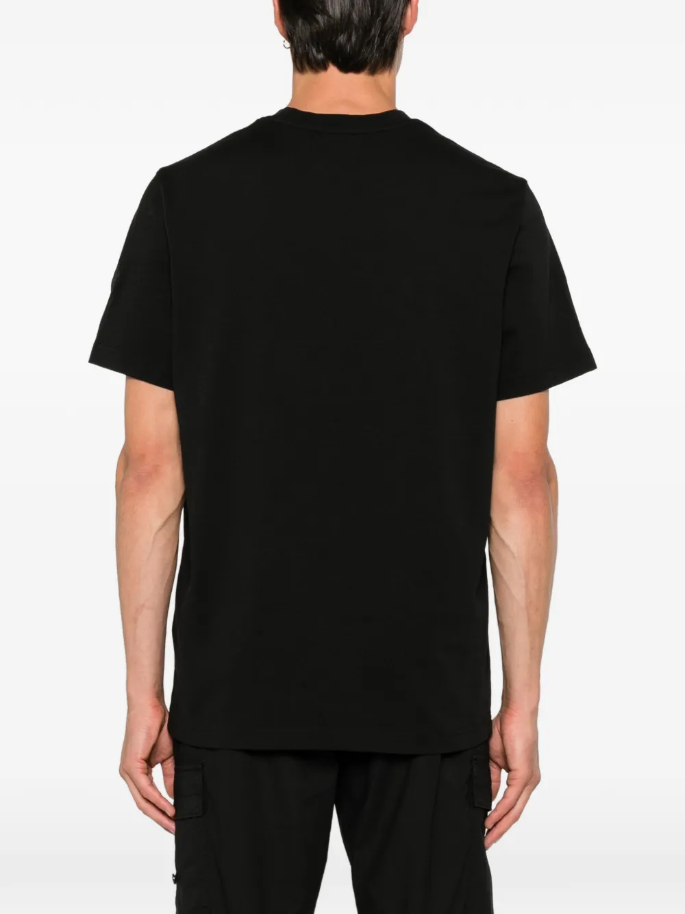 Moncler T-shirt met logodetail Zwart