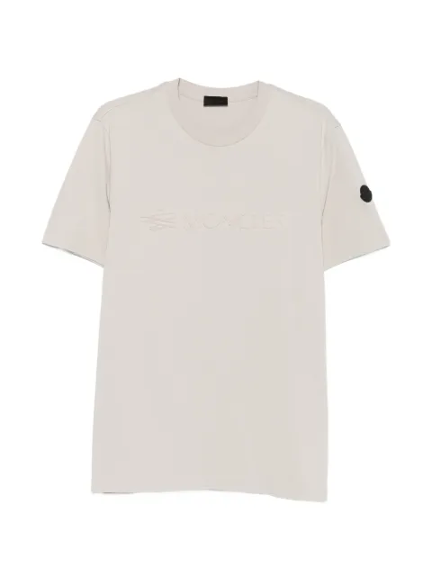 Moncler logo-embroidered cotton T-shirt