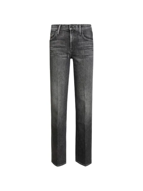 MOTHER Ausgeblichene Jeans mit Tragefalten