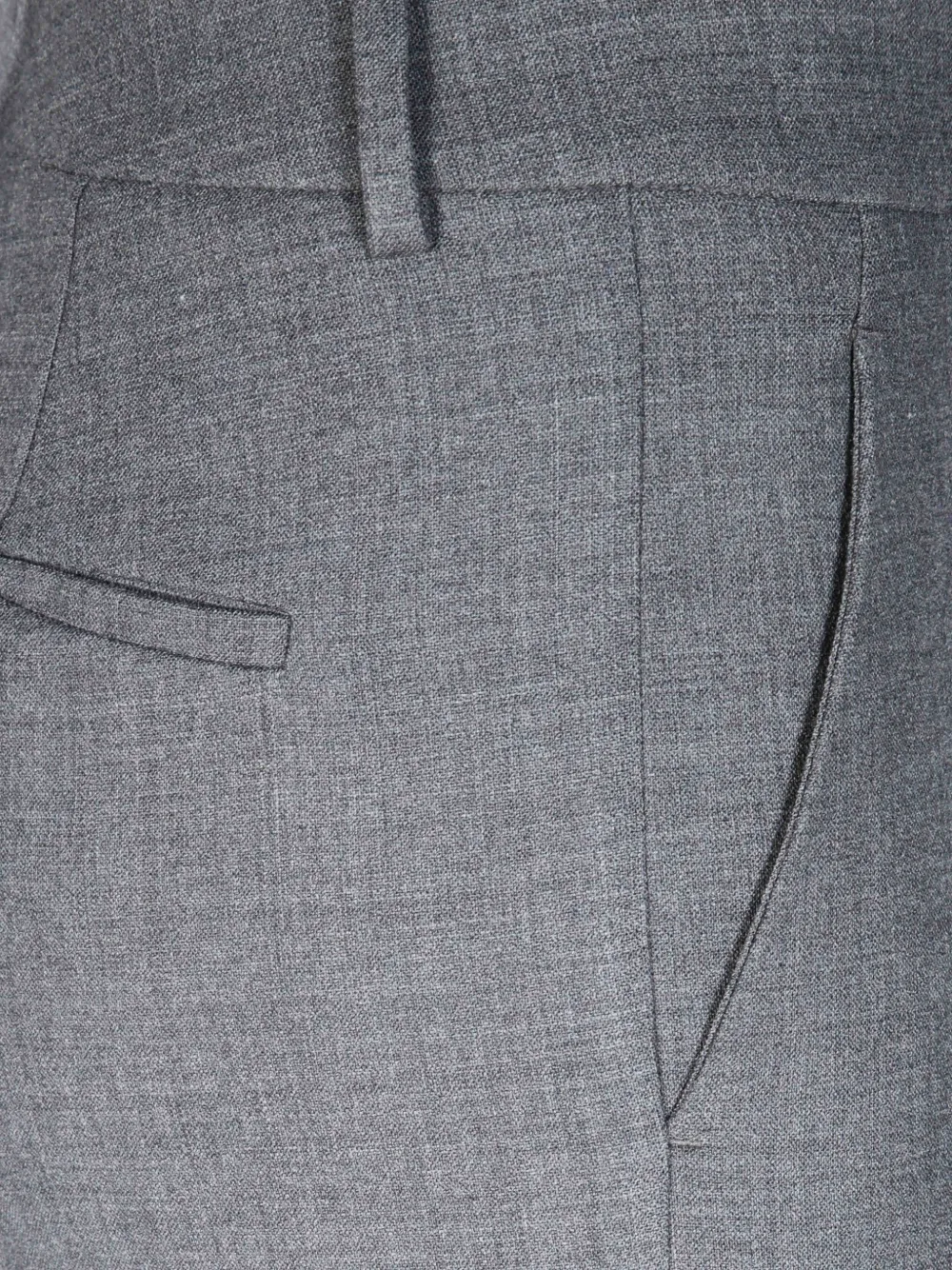 Incotex Pressed-crease Tailored Trousers in Grey, view 3