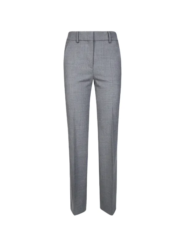 Incotex Pressed-crease Tailored Trousers in Grey