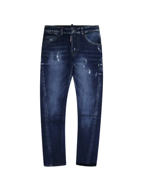 DSQUARED2 KIDS distressed-effect straight-leg jeans