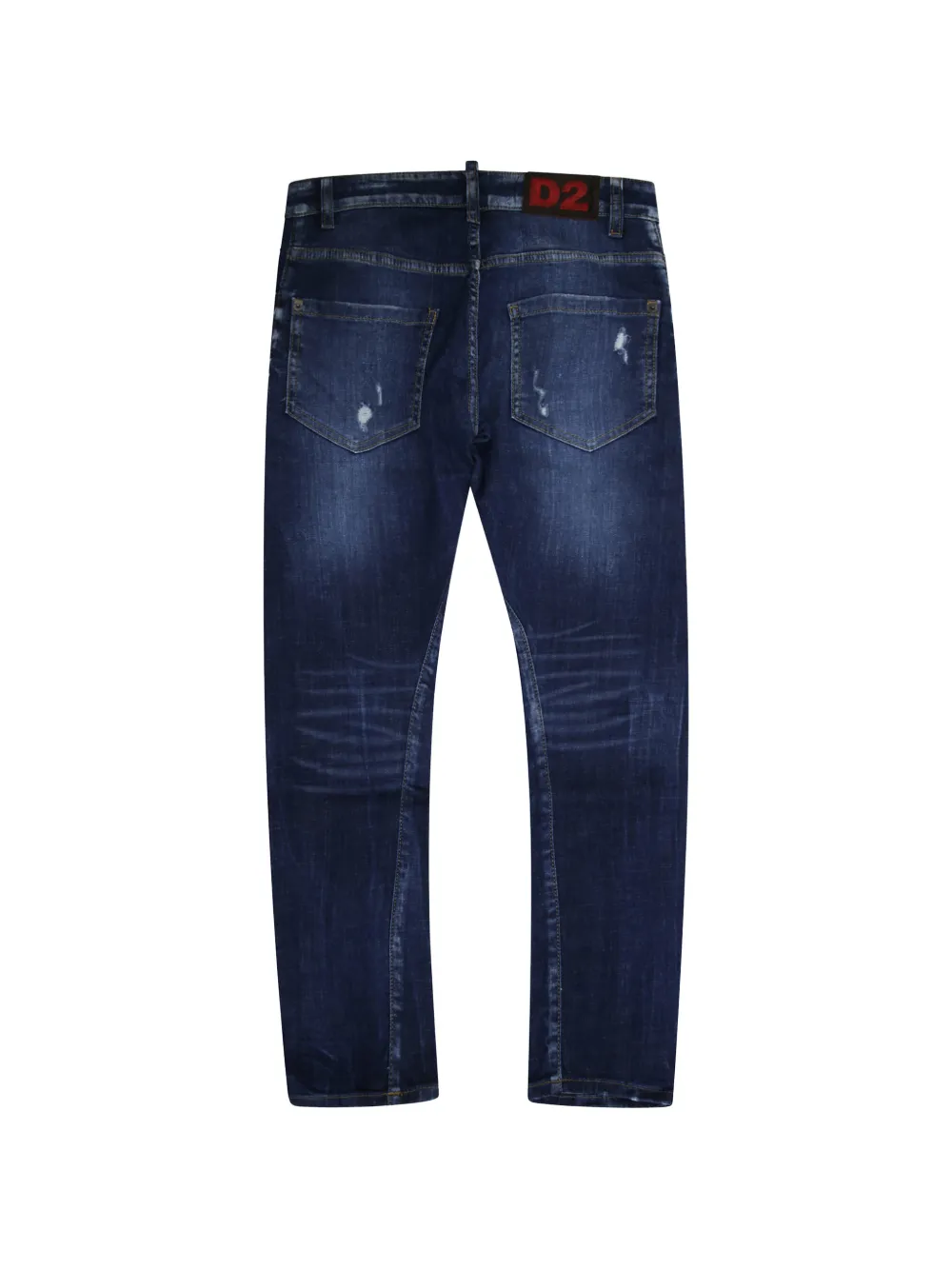 DSQUARED2 KIDS Jeans met gerafeld effect Blauw