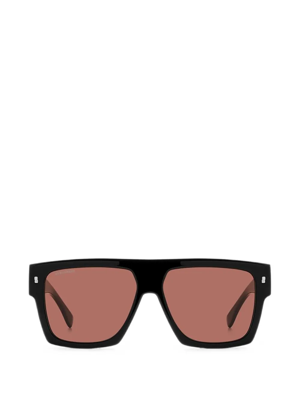 Dsquared2 Iconique Square-frame Sunglasses In Black