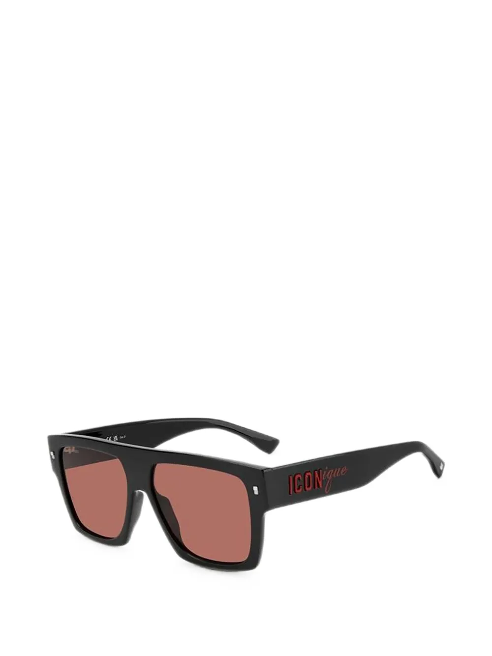 DSQUARED2 EYEWEAR ICONique zonnebril met vierkant montuur Zwart