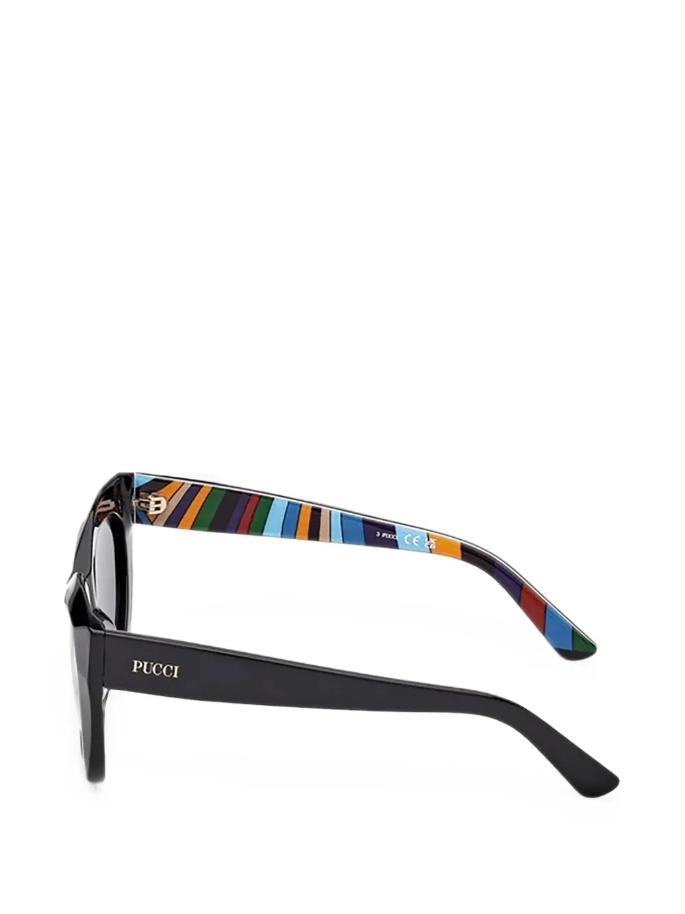 PUCCI Cat-eye Sunglasses in Black, view 3