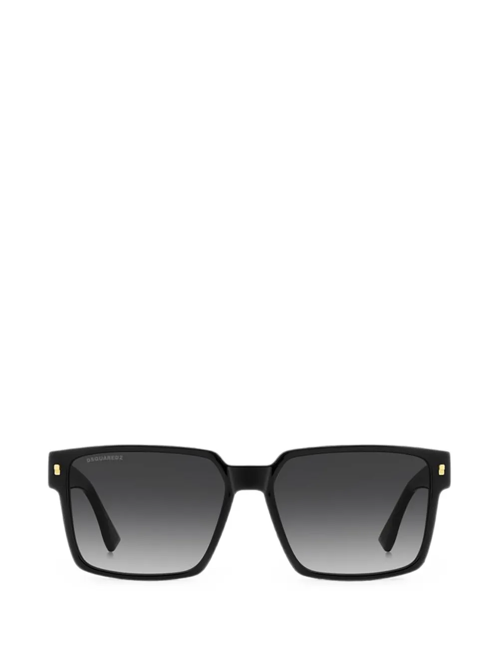 Dsquared2 Logo-print Square-frame Sunglasses In Black